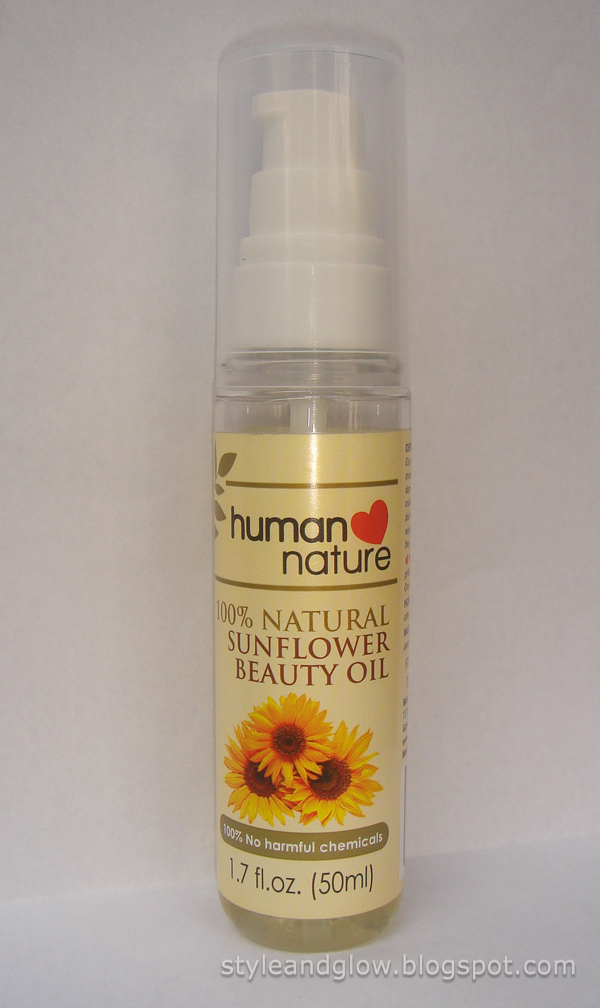 Review Human Nature Sunflower Beauty Oil Style and Glow