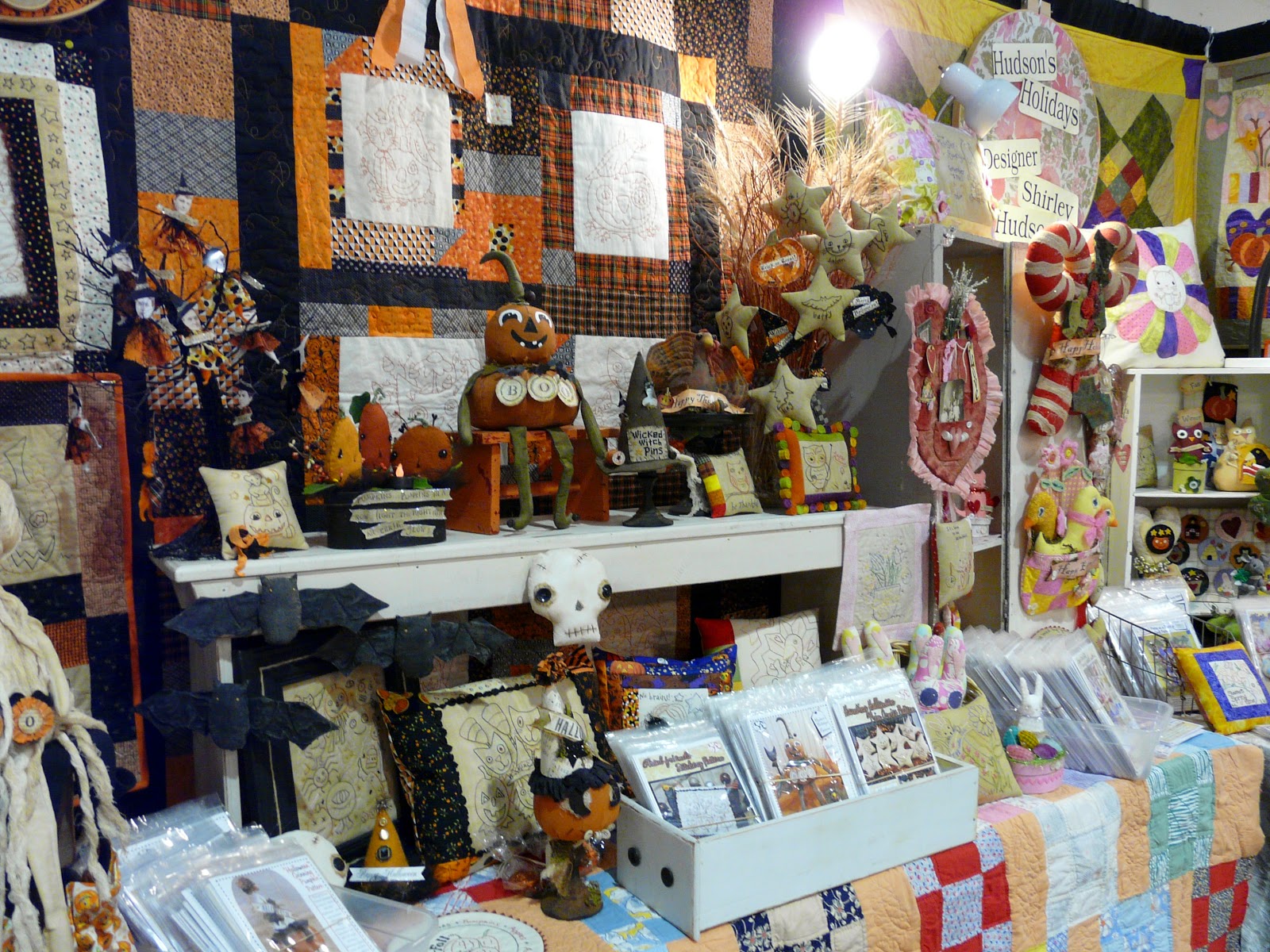 Hudson's Holidays Designer Shirley Hudson My booth at the Washington