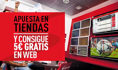 sportium bono 5 euros apuesta gratis si juegas en tienda 13-26 abril sportium bono 5 euros apuesta gratis si juegas en tienda 13-26 abril