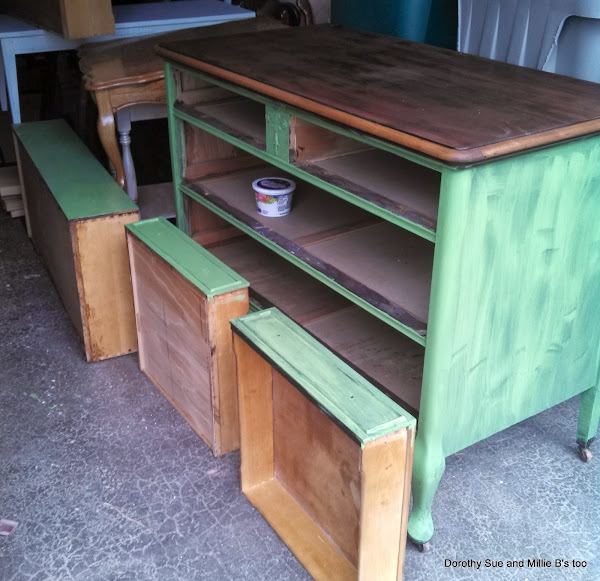 Dorothy Sue and Millie B's too The Happy Camper Dresser Makeover