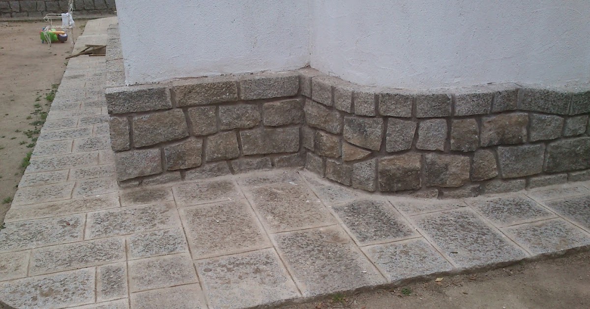 Bricoayudas: REALIZACION DE ACERAS, TERRAZAS Y ESCALERAS EN CASA DE