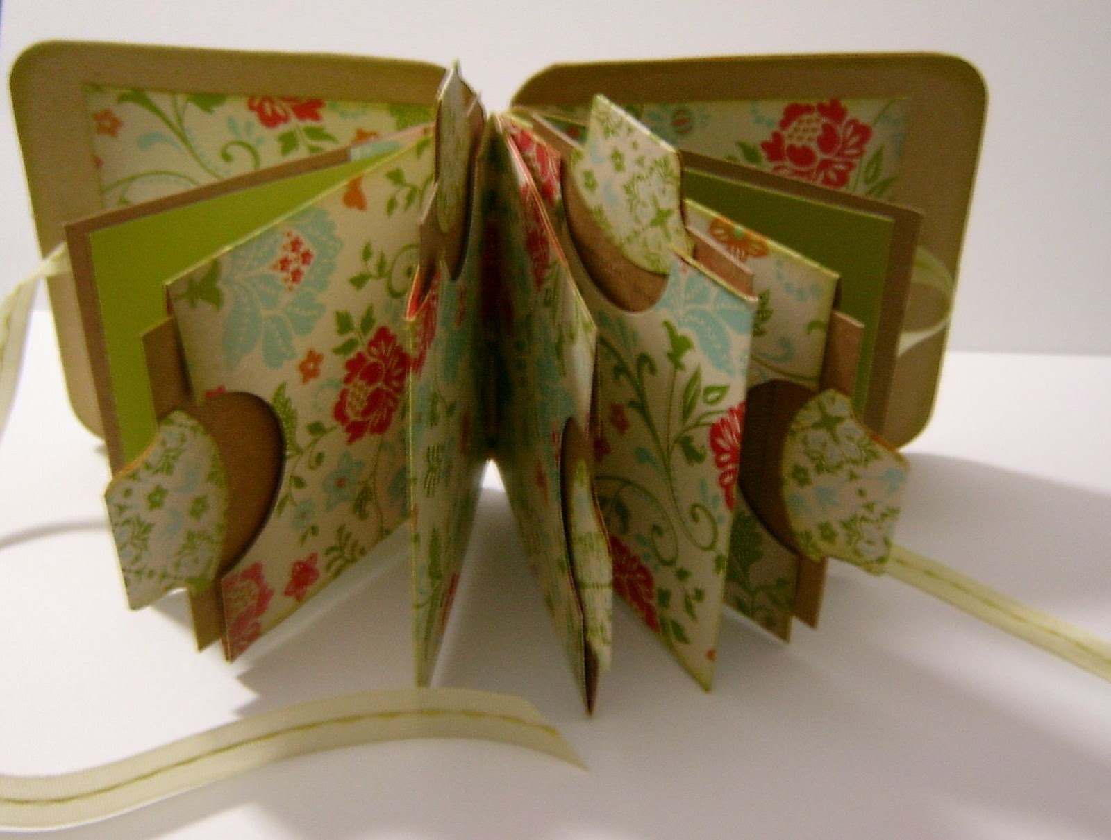 craftyspider Mini Album from 12 x 12 sheet of paper