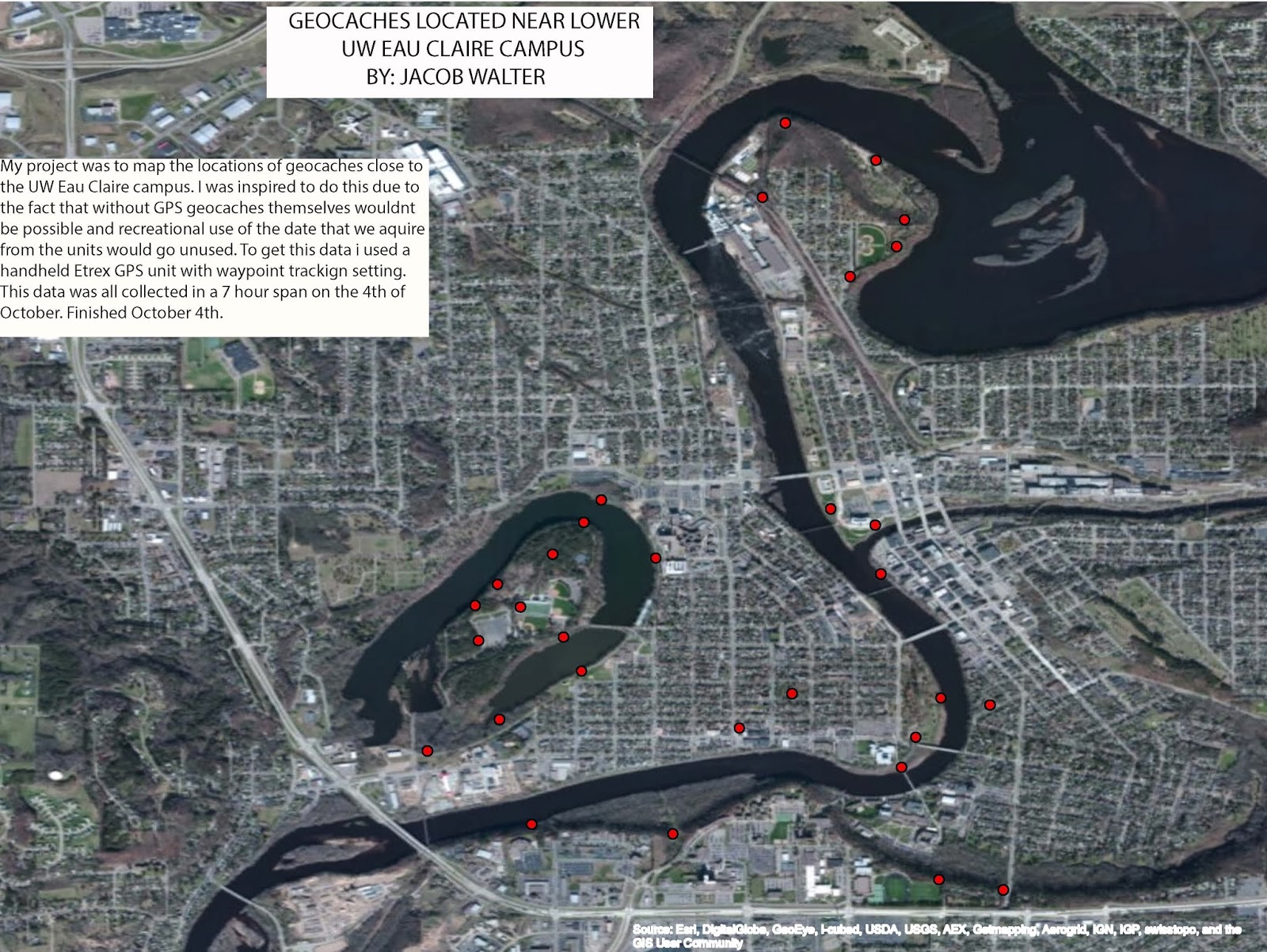 this exercise required us to utilize a gps unit and collect data waypoints of a feature that we wanted to map a handheld e trex unit was used to obtain this exercise required us to utilize a gps unit and collect data waypoints of a feature that we wanted to map a handheld e trex unit was used to obtain