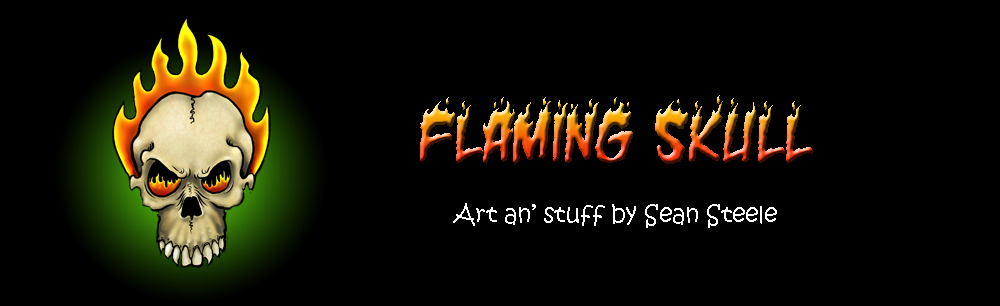 The Flaming Skull