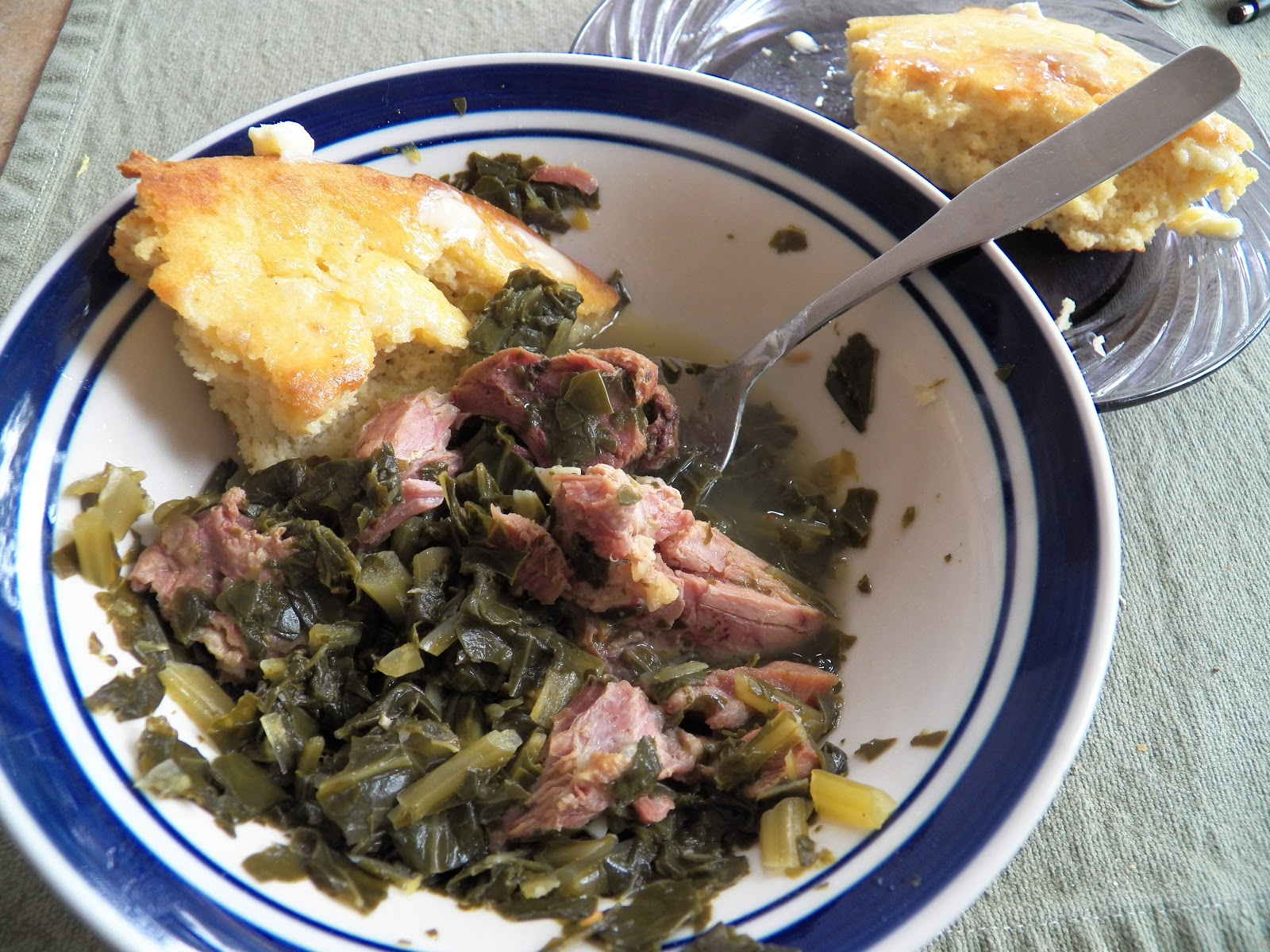 Collard Greens and Ham Sid's Sea Palm Cooking