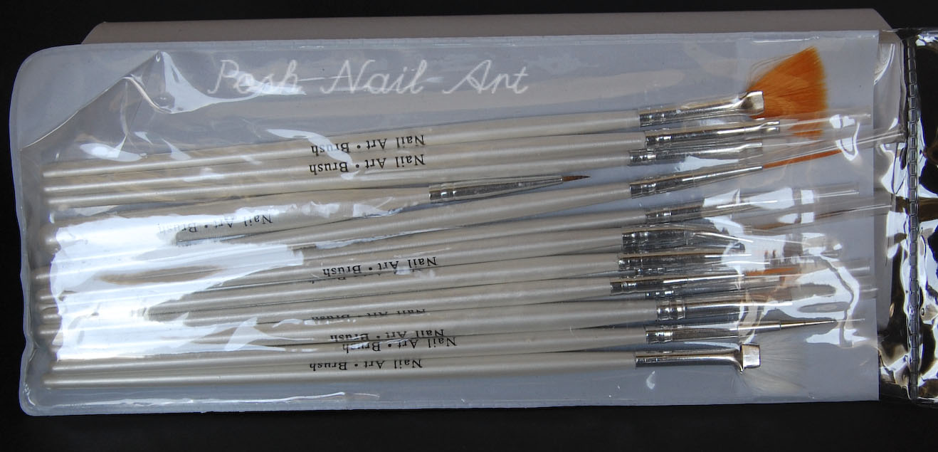 Posh Nail Art Born Pretty Store 15 pcs. Nail Art Brush Set
