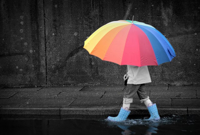 Gotta love…:owning an umbrella & rain boots