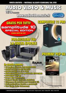 Audio Video & Music 15 - Febbraio 2010 | TRUE PDF | Mensile | Professionisti | Audio Recording | Software | Hardware
