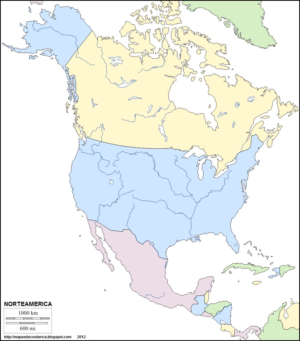 Mapa mudo de america politico - Imagui