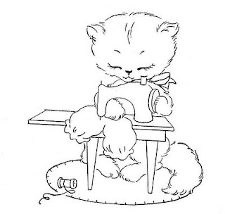 desenho de gatos para pintar