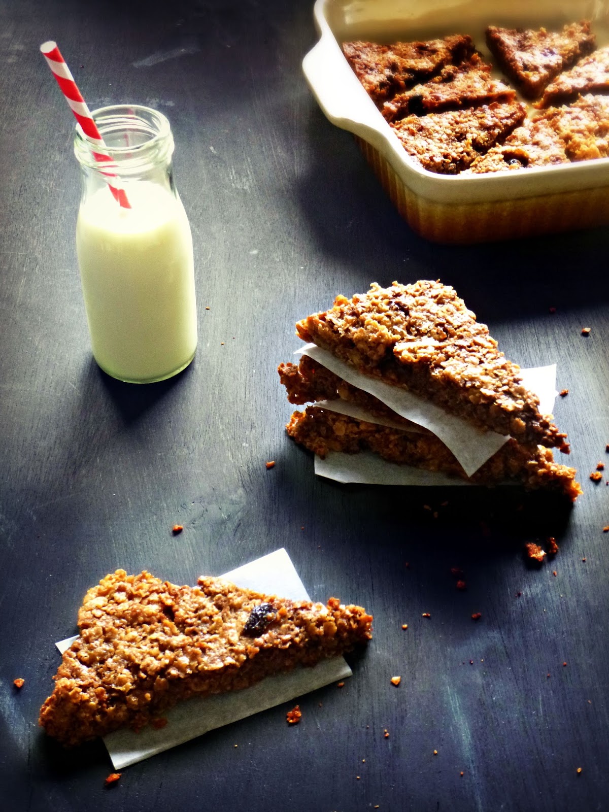 The Spoon and Whisk Chocolate Fruit n' Nut Flapjacks