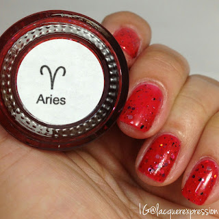 swatch and review of aries nail polish by black cat lacquer