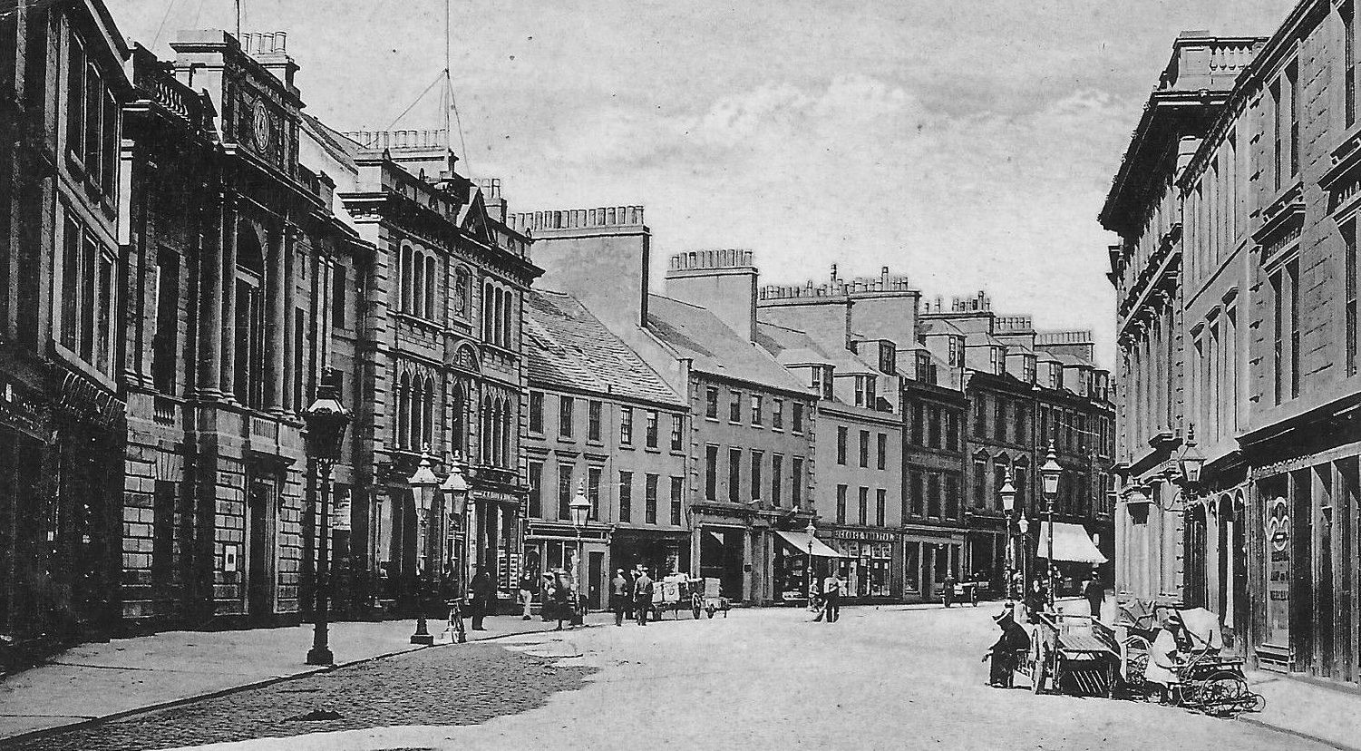 Tour Scotland Photographs Old Photographs High Street Arbroath Scotland