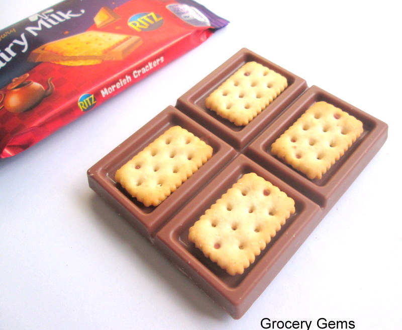 Grocery Gems Review Cadbury Dairy Milk Ritz and Dairy Milk LU