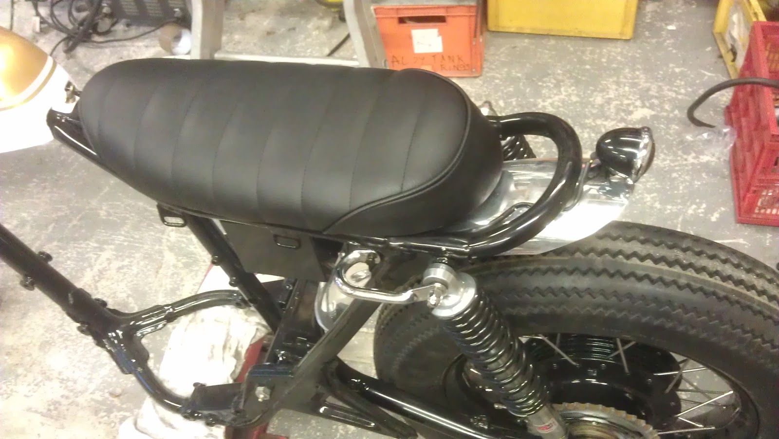 down and out cafe racers  the honda cb 450 brat build