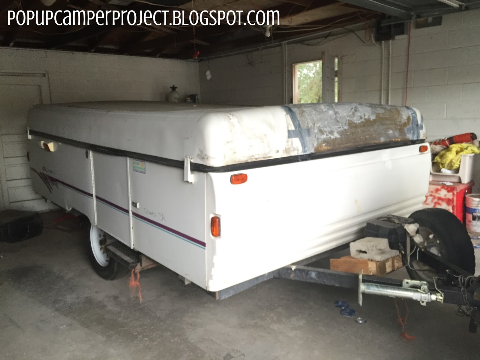 Pop Up Camper Project The Roof of our Pop Up Camper