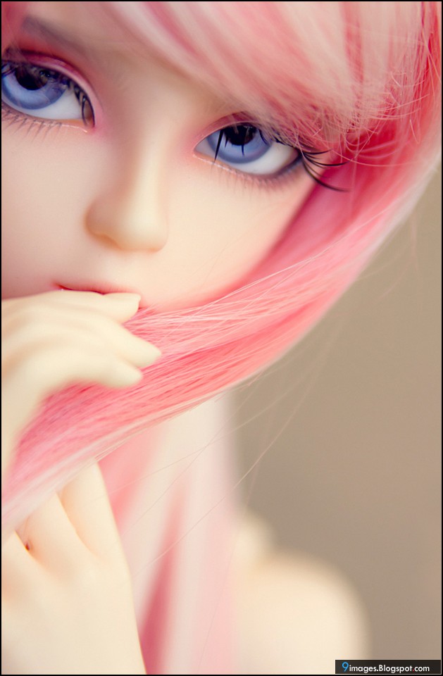 Doll, girl cute, beautiful, pinkhair, blueeyes