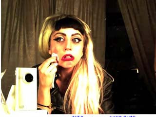 Lady Gaga卸妝照 素顏
