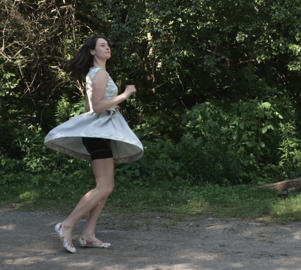 Megan Ta Da A Dress In Hand