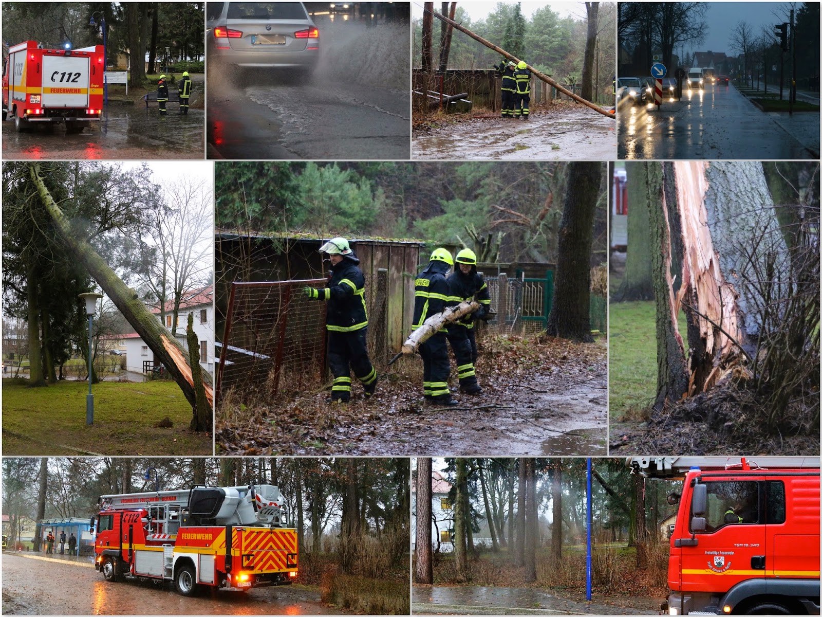 Unwetter über Bernau und Barnim - Feuerwehren im Dauereinsatz - 2 Bernau LIVE - Dein Stadtmagazin für Bernau bei Berlin