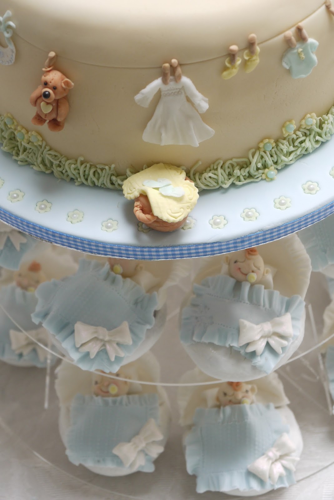 Scrummy Mummy's Cakes Baby Shower Cake