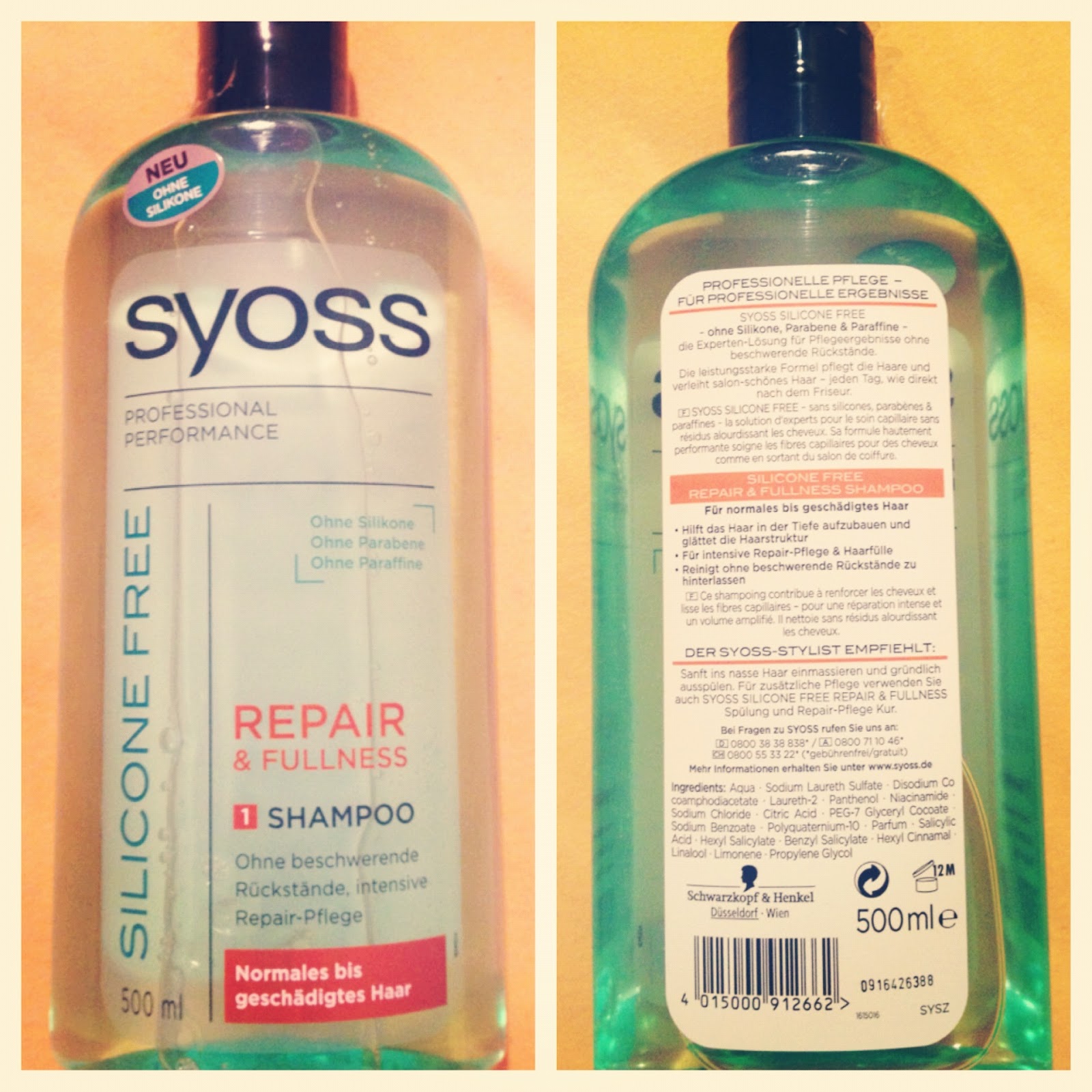 Silikonfreies Shampoo Syoss im Test Lebensgefühle