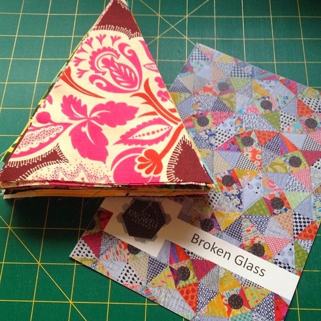 Deb's Doodlings Broken Glass quilt