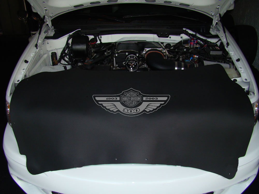 Aircraft firewall material hood liner insulation pad for Mustang