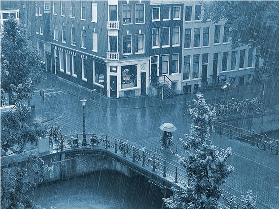 Rain in Amsterdam Rain in Amsterdam