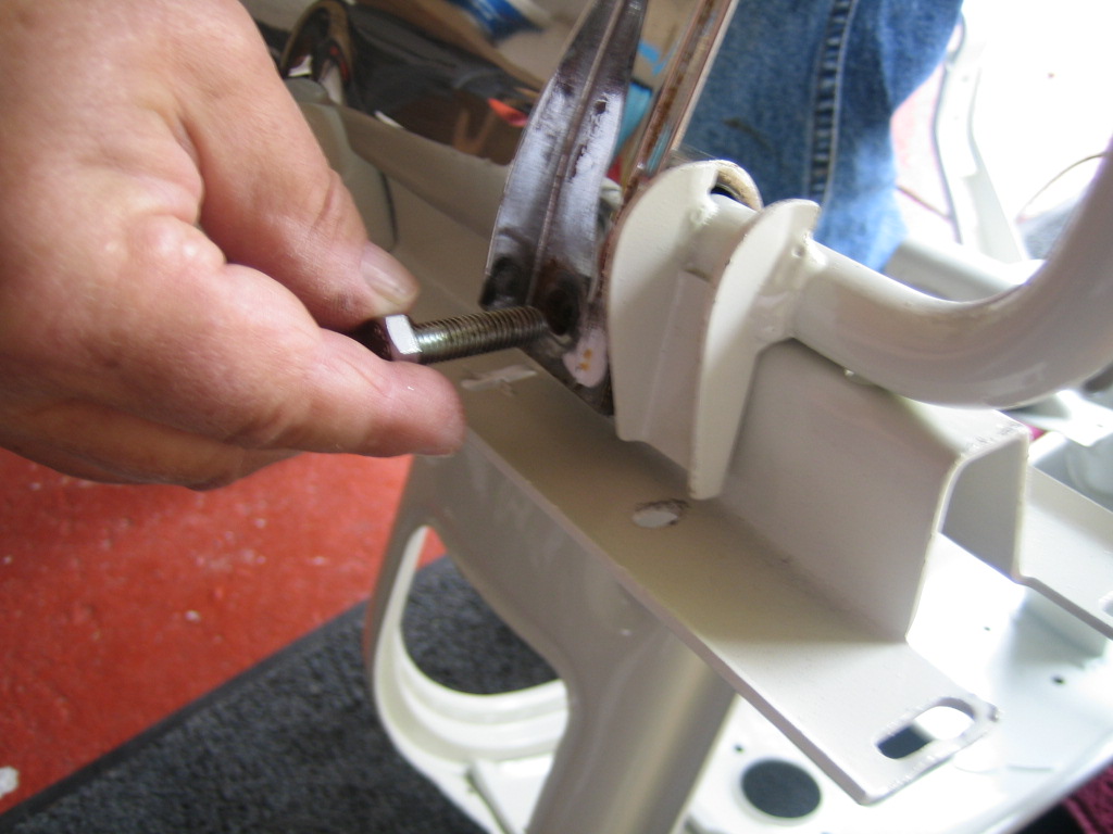 Lambretta Restoration Rebuild begins. The frame and stand