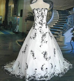 SHE FASHION CLUB: Black White And Red Wedding Dresses SHE FASHION CLUB: Black White And Red Wedding Dresses