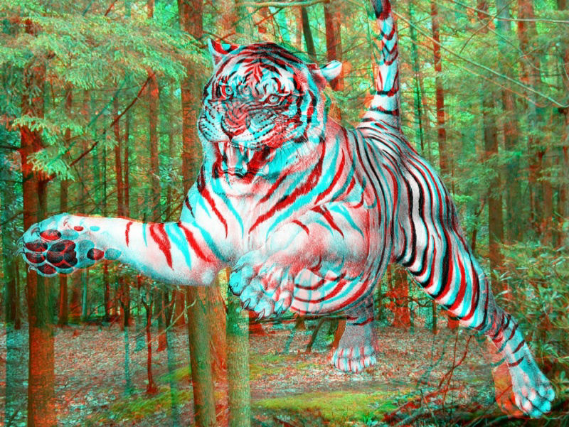 Tigre 3D no Google vira celebridade e todos o querem ver! - Leak