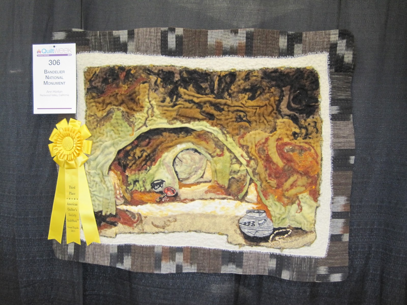 The Literate Quilter AQS Grand Rapids Quilt Show, III Natural Beauty