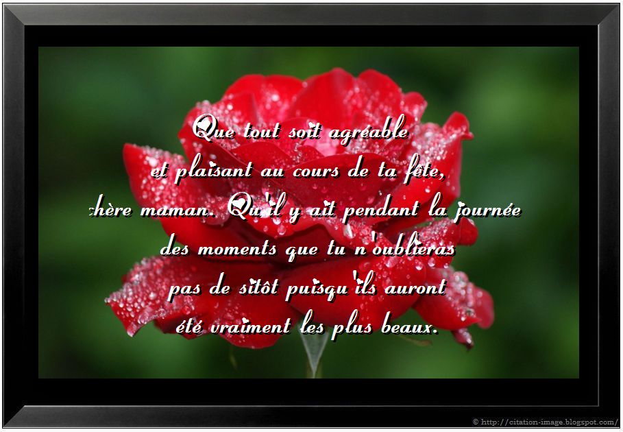 Citation carte de voeux maman fête des mères 2013 Citation carte de voeux maman fête des mères 2013