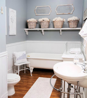 Amo la decoración: BAÑOS ROMANTICOS
