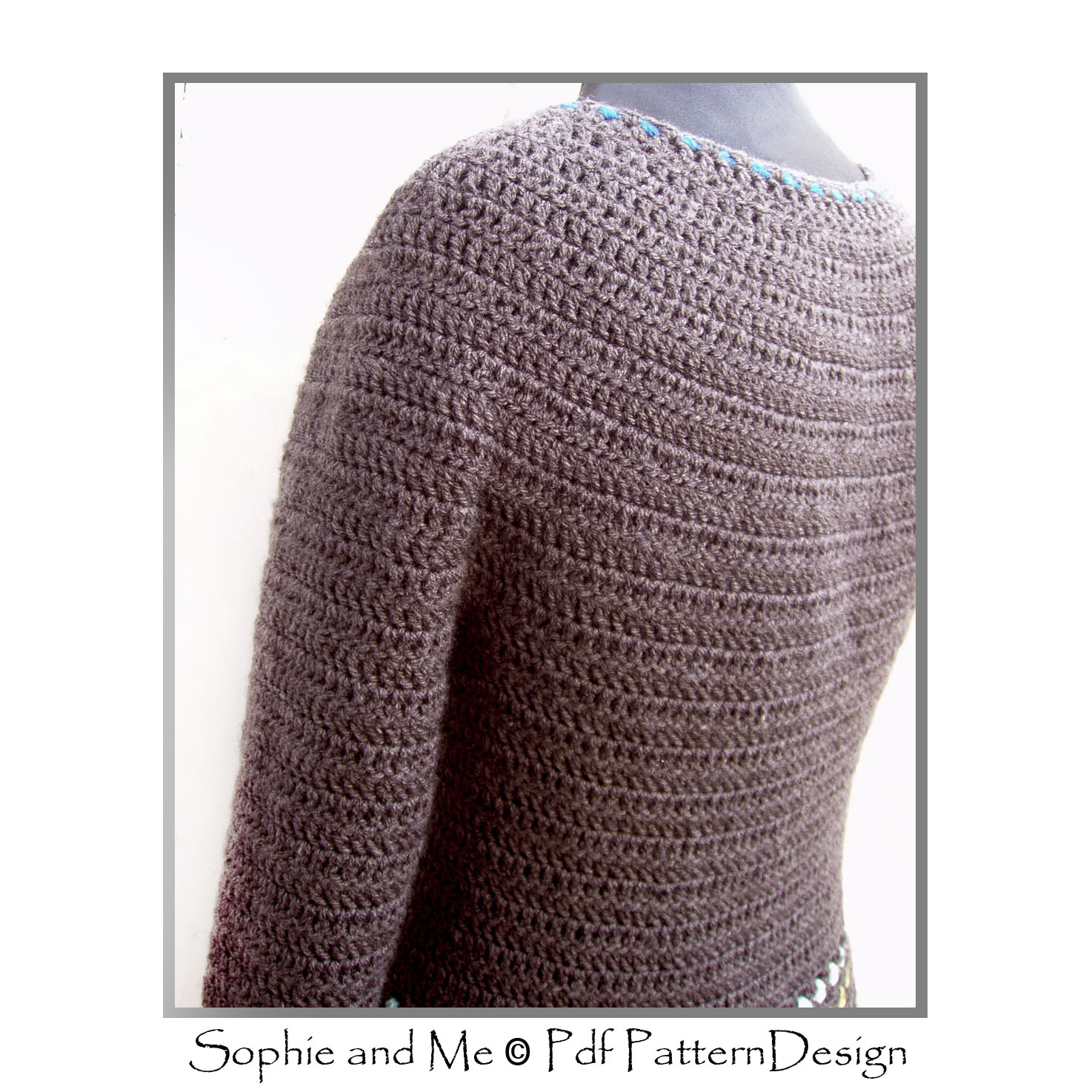 ROUND YOKE SHORT JACKET CROCHET PATTERN