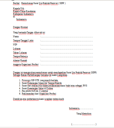 Syarat Pembuatan Surat Izin Kerja Perawat Sikp Ppni