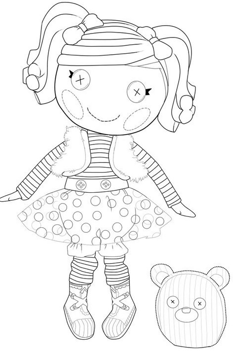 lalaloopsy para colorear