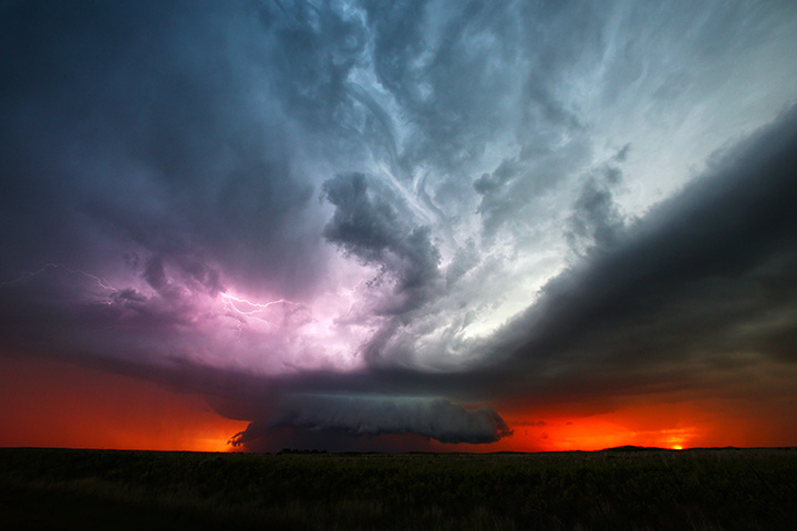 Scary and Amazing Structure of Supercell and Thunderstorm