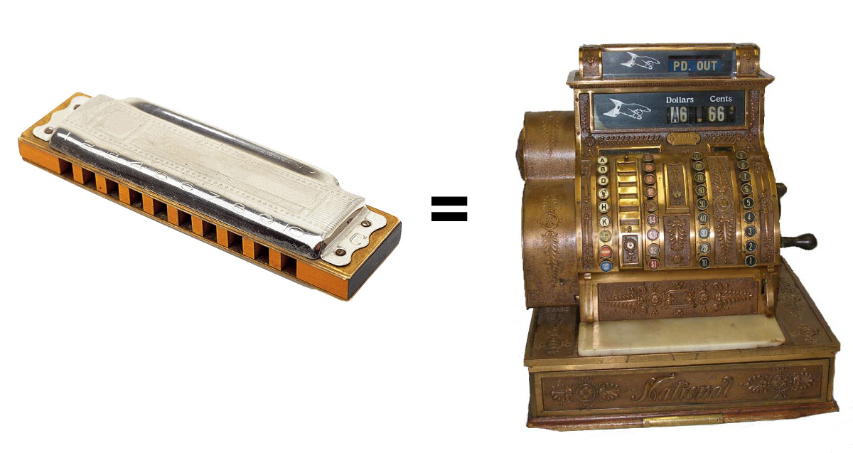 The Neurocritic The Man Who Mistook a Harmonica for a Cash Register