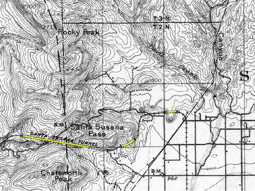 A drifting cowboy Chatsworth Filming Location Railroad Tunnel 28