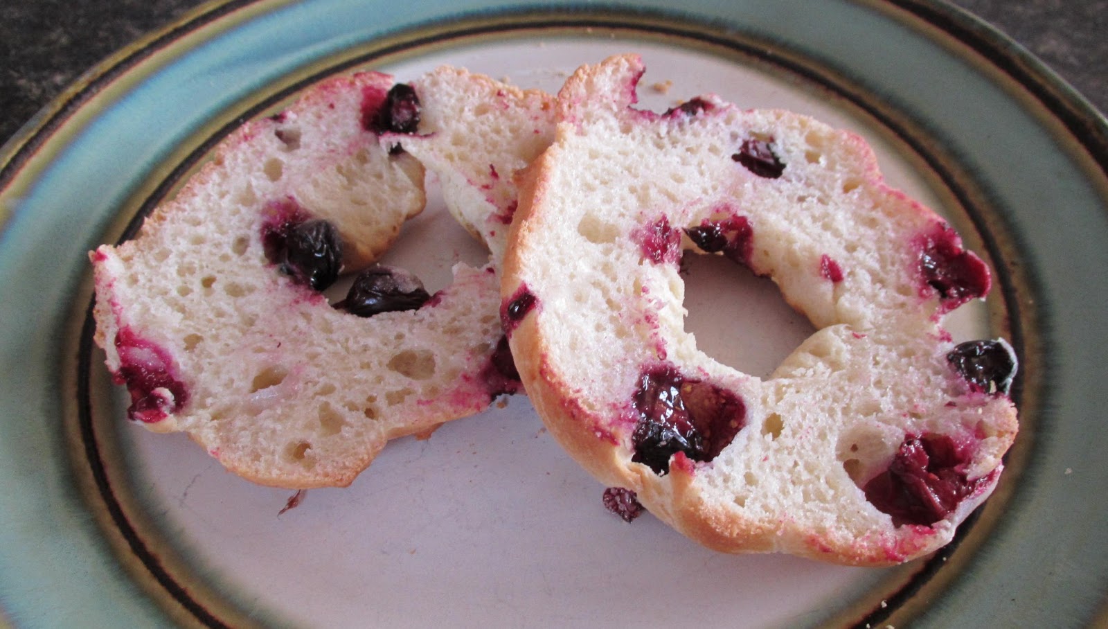 Successfully Gluten Free! Kristin's Mini Blueberry Bagels