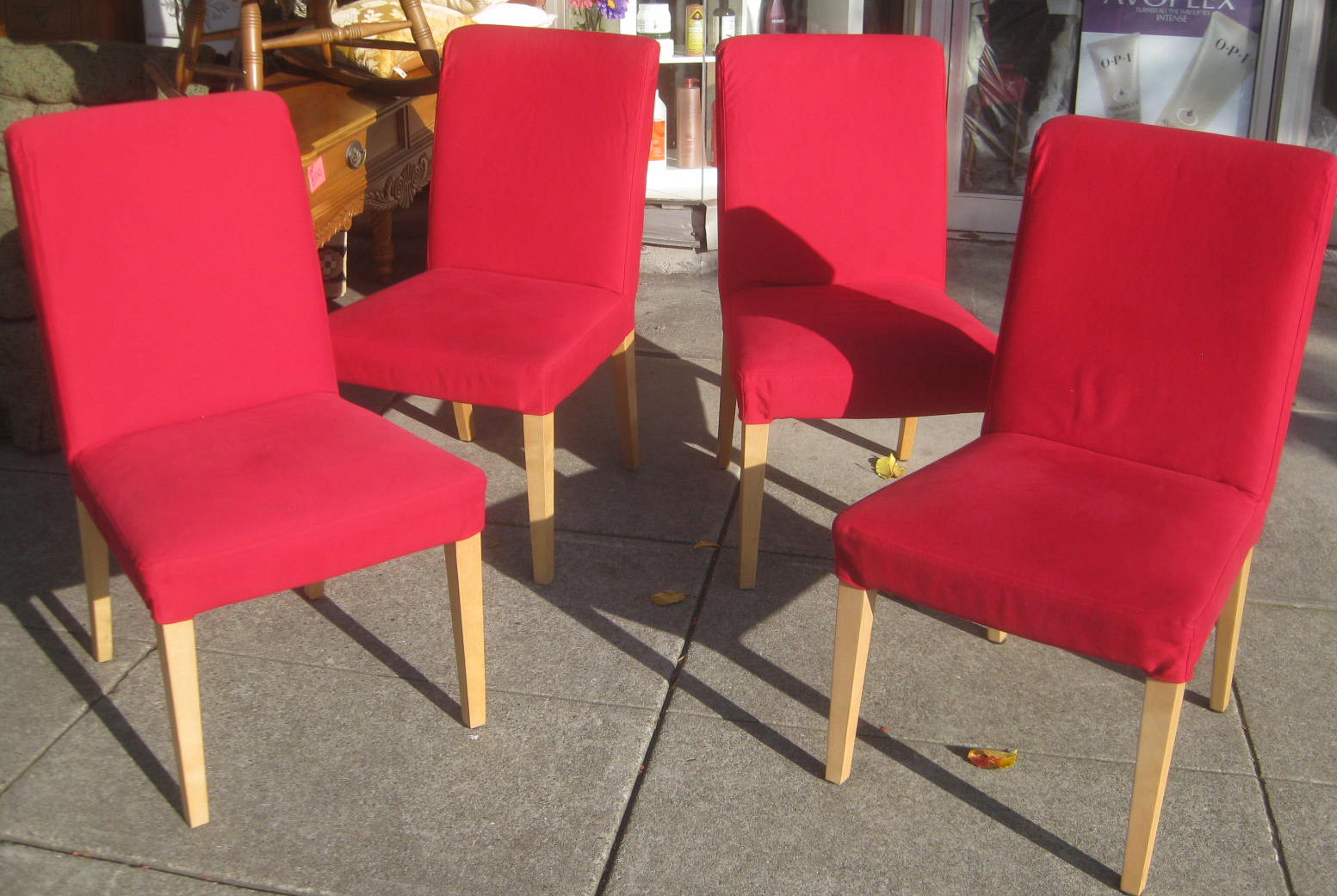 UHURU FURNITURE COLLECTIBLES SOLD Four Red Ikea