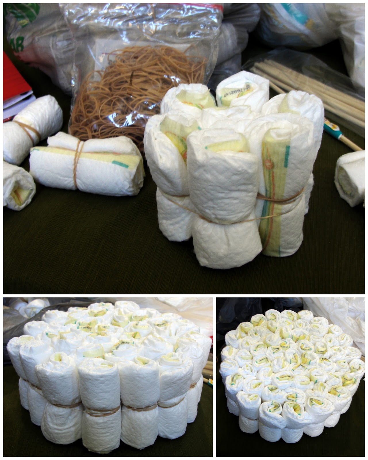 DIY for Mommies Diaper Cake