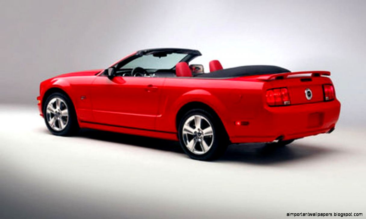 Red mustang convertible muscle cars wallpaper Red mustang convertible muscle cars wallpaper