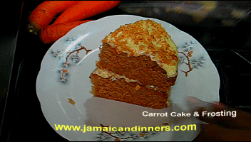 CARROT CAKE AND FROSTING