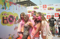 Sunny Leone, Dolly and Tanisha at  Zoom Holi Party