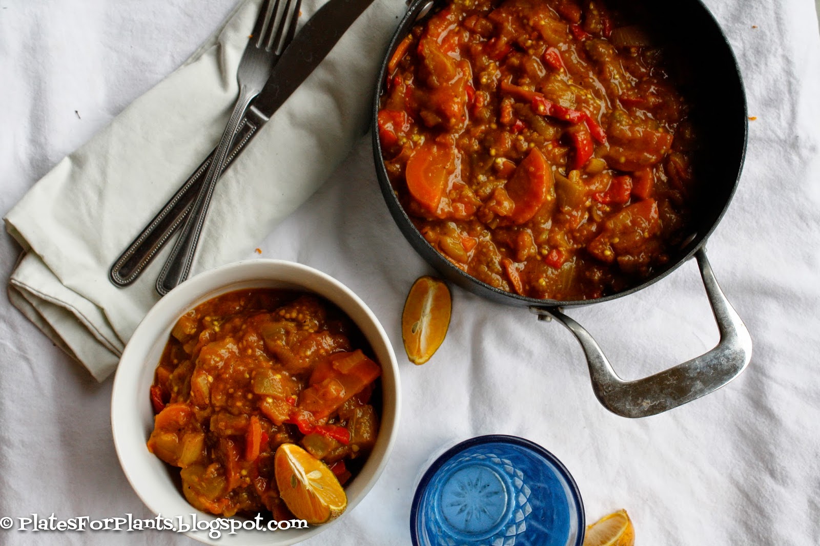 Plates for Plants: Eggplant Curry