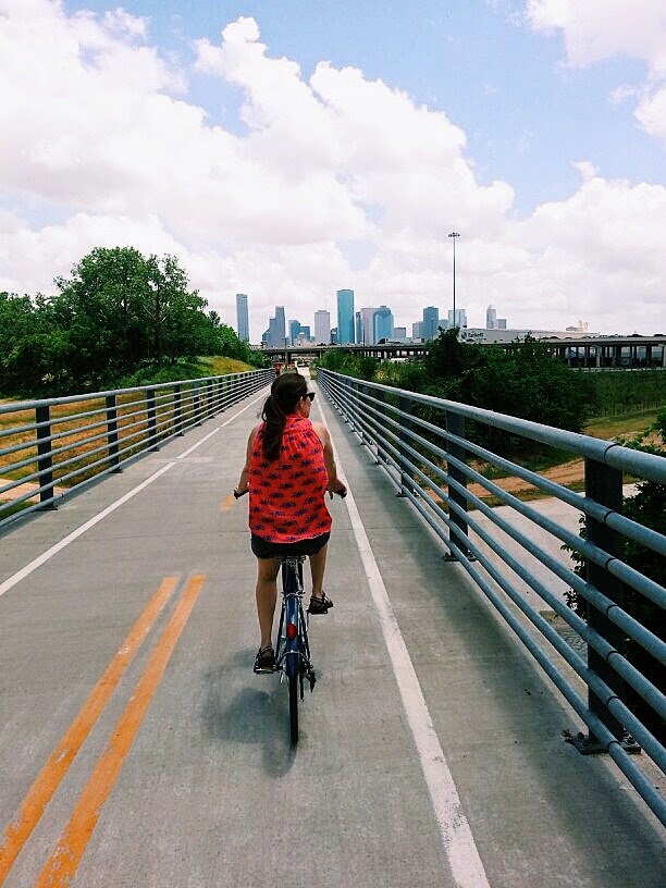 Houston Trendy in Texas Buffalo Bayou Park Linus Bike 