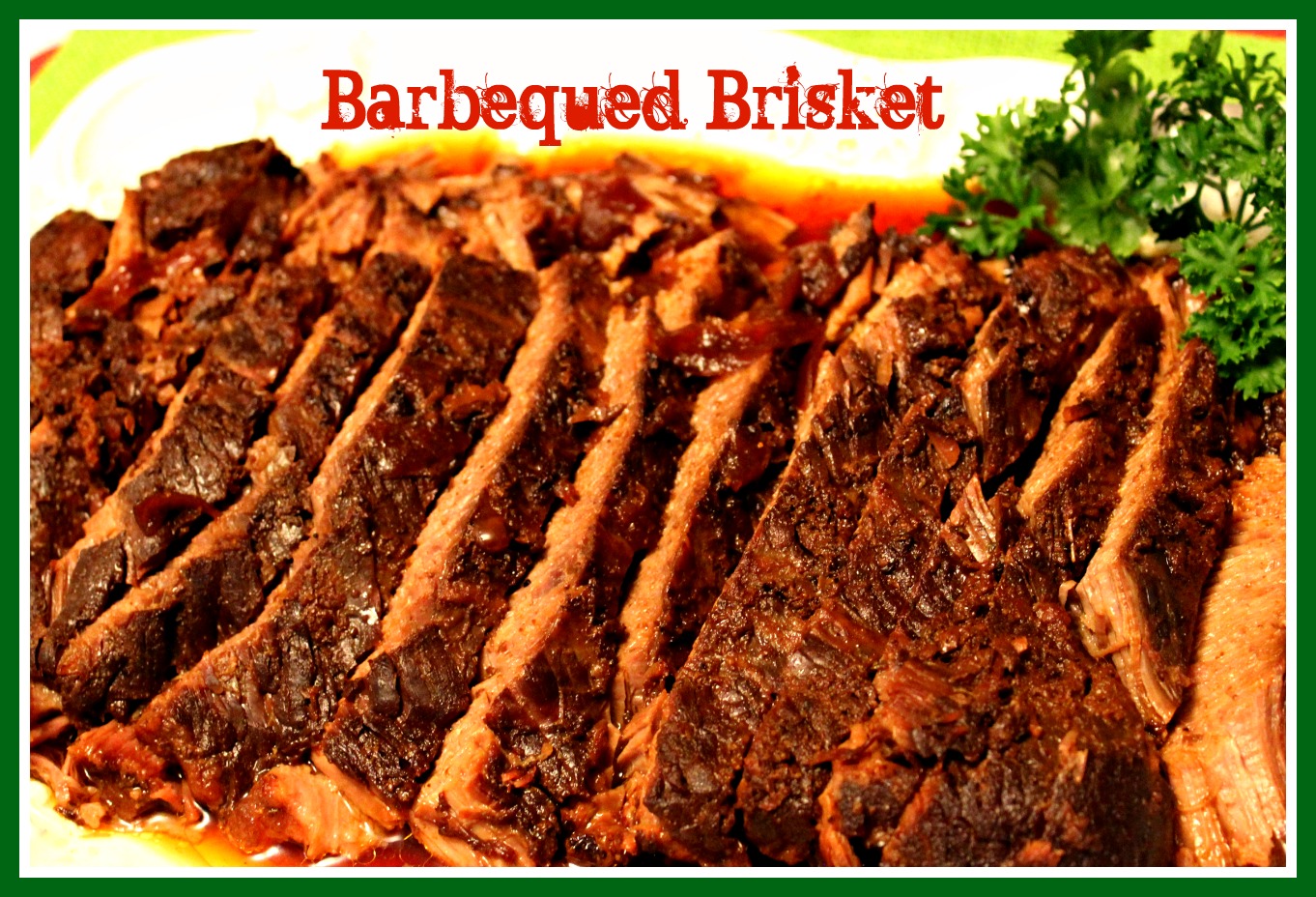 Sweet Tea and Cornbread Slow Cooker Barbequed Brisket!